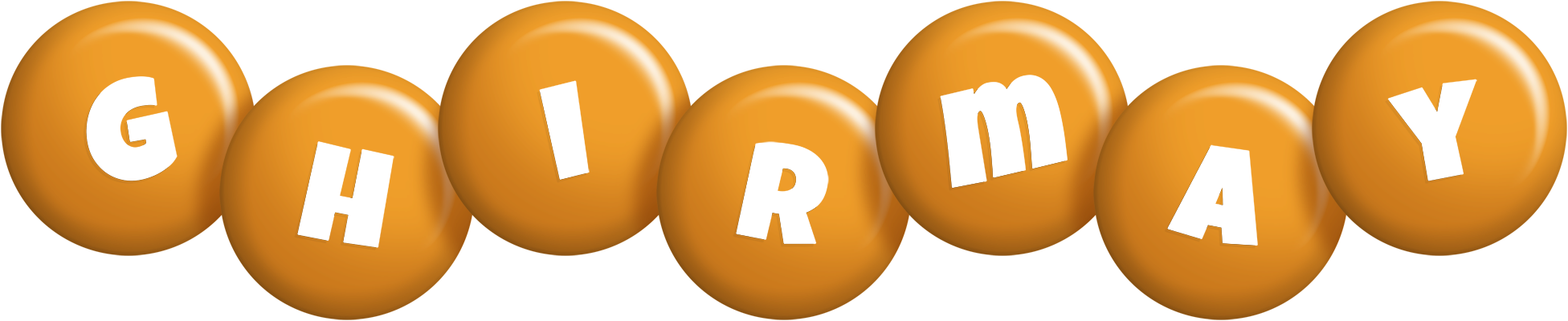 Ghirmay candy-orange logo
