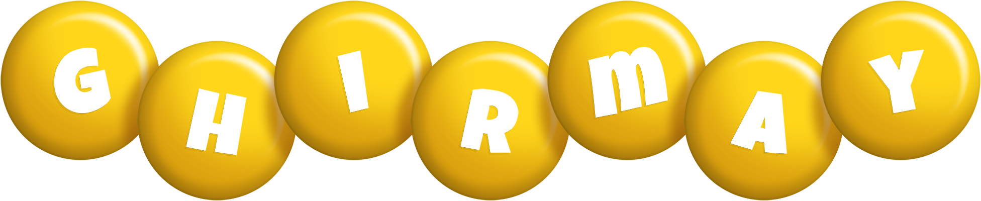 Ghirmay candy-yellow logo
