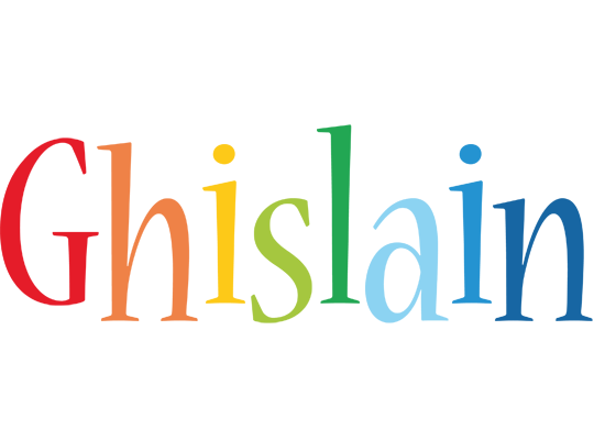 Ghislain birthday logo