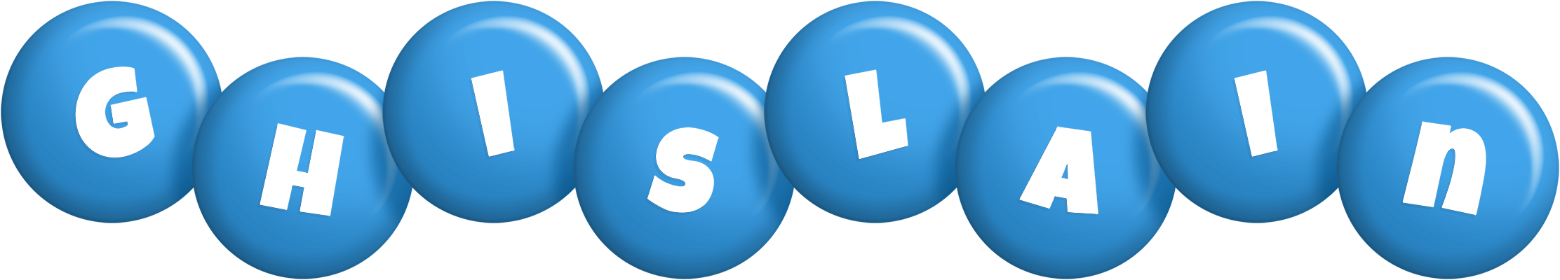 Ghislain candy-blue logo