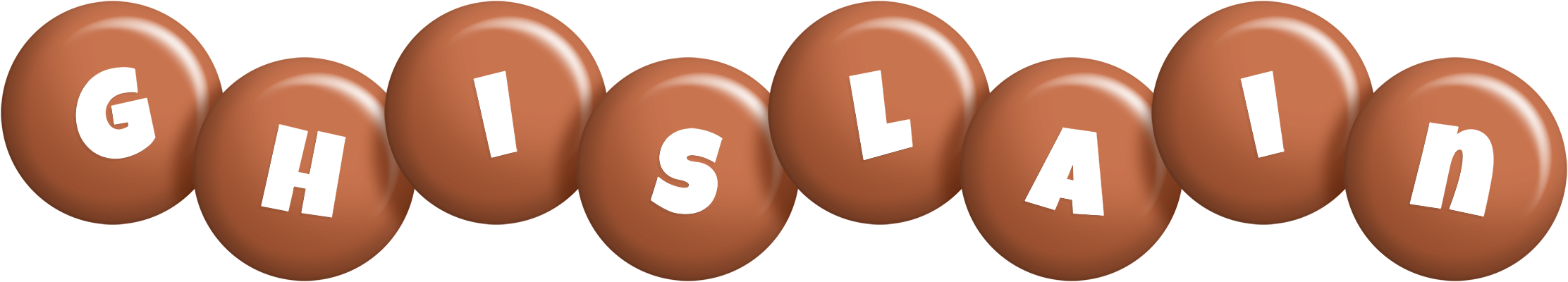 Ghislain candy-brown logo