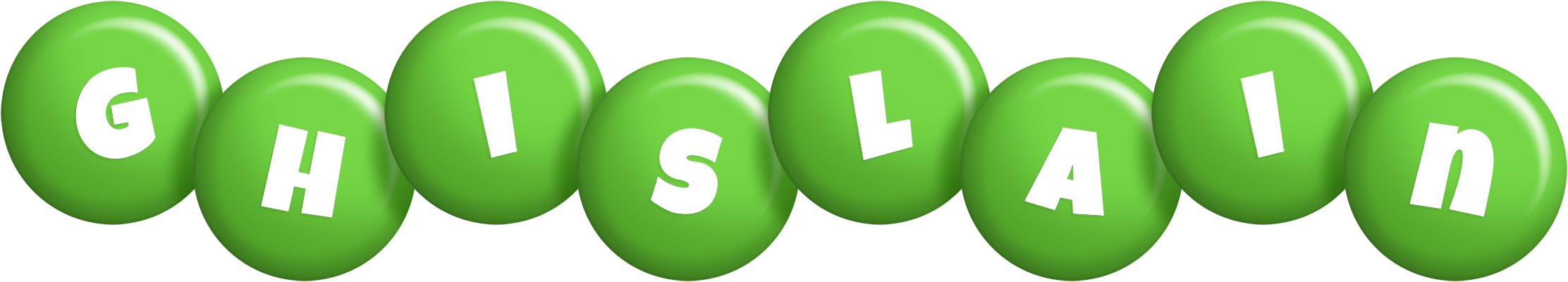 Ghislain candy-green logo