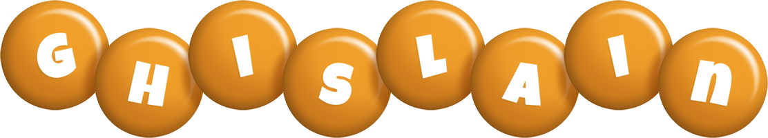Ghislain candy-orange logo