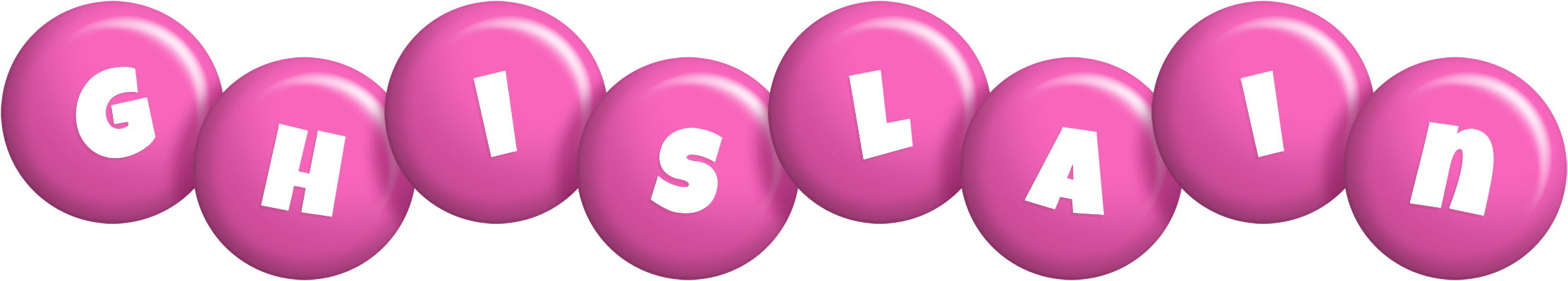 Ghislain candy-pink logo