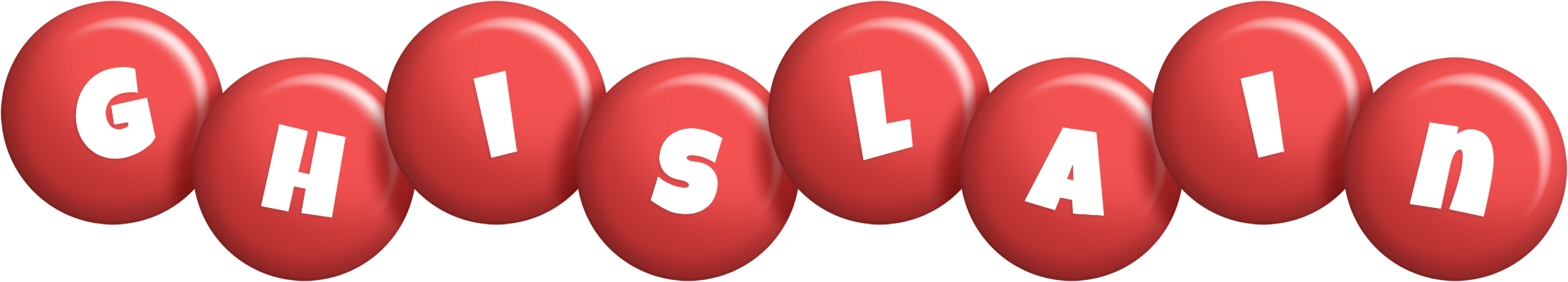 Ghislain candy-red logo
