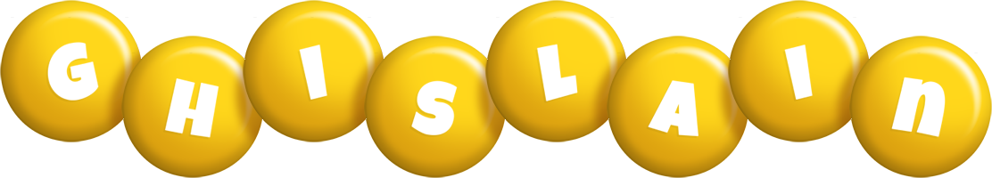 Ghislain candy-yellow logo