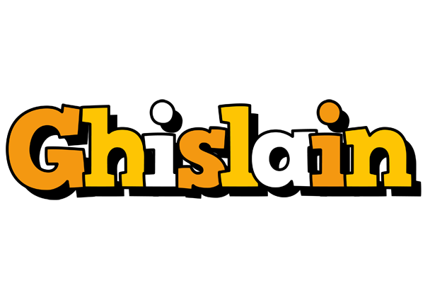 Ghislain cartoon logo