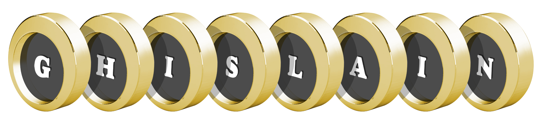 Ghislain gold logo