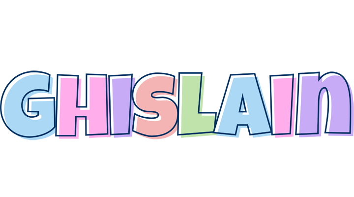 Ghislain pastel logo