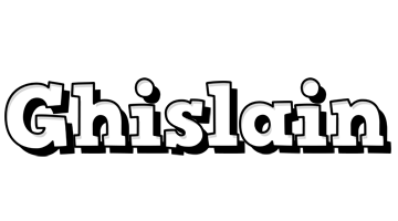 Ghislain snowing logo