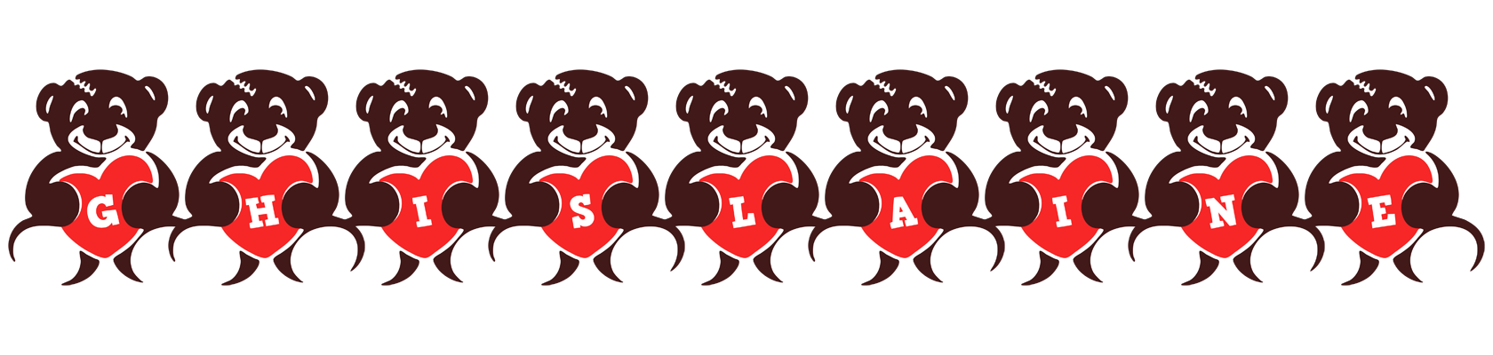 Ghislaine bear logo
