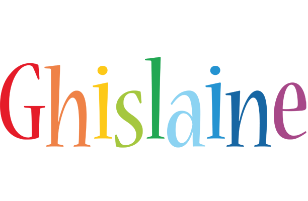 Ghislaine birthday logo