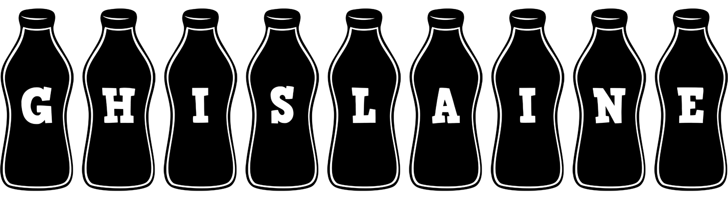 Ghislaine bottle logo