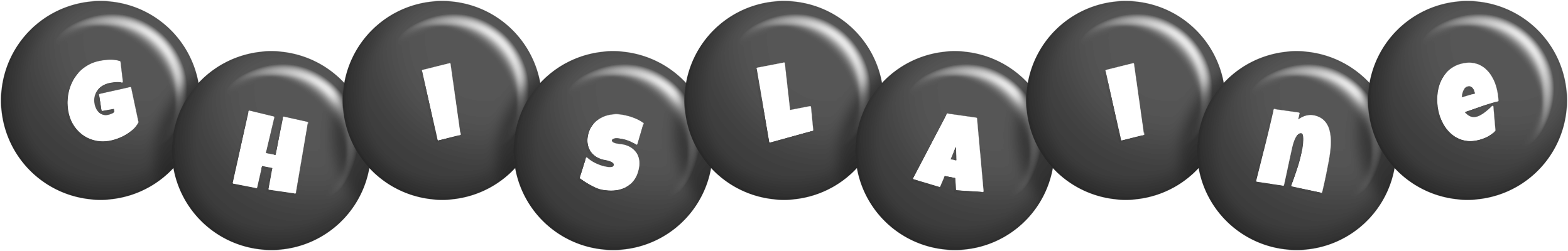 Ghislaine candy-black logo