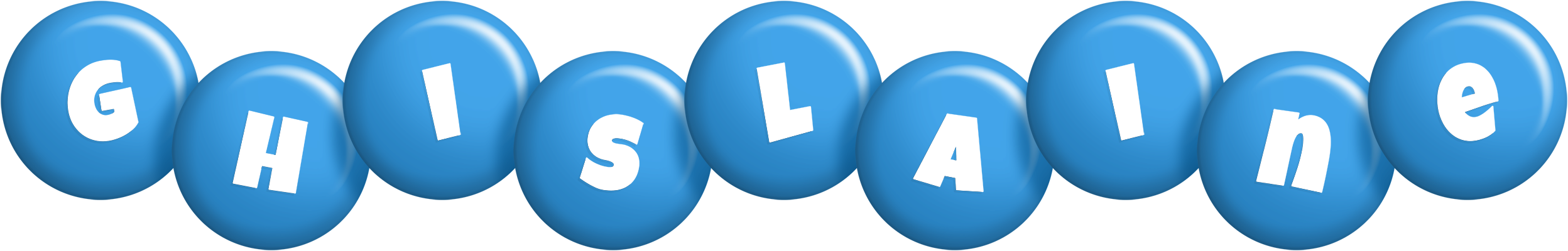 Ghislaine candy-blue logo