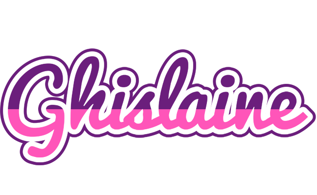 Ghislaine cheerful logo