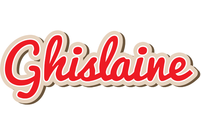 Ghislaine chocolate logo
