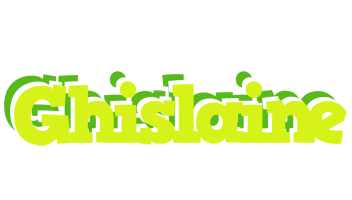 Ghislaine citrus logo