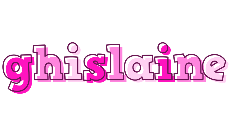 Ghislaine hello logo