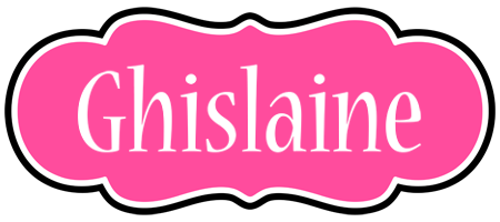 Ghislaine invitation logo