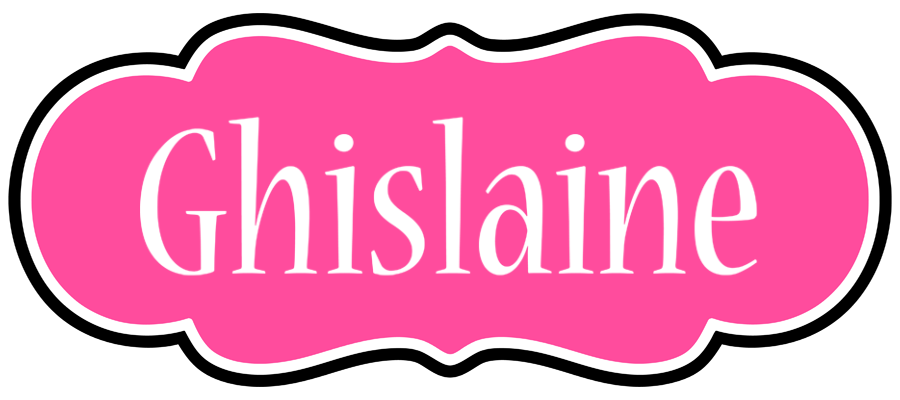 Ghislaine invitation logo