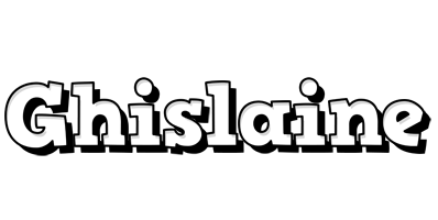 Ghislaine snowing logo