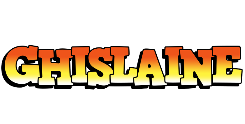 Ghislaine sunset logo