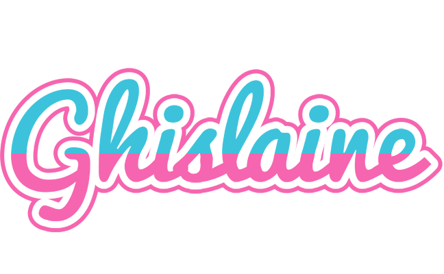 Ghislaine woman logo