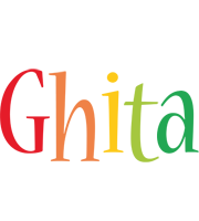 Ghita birthday logo