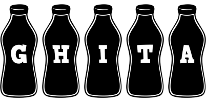 Ghita bottle logo