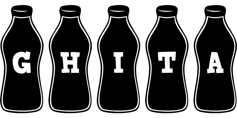 Ghita bottle logo