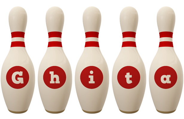 Ghita bowling-pin logo