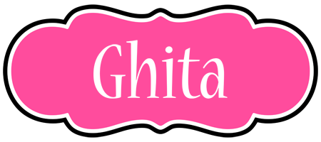 Ghita invitation logo