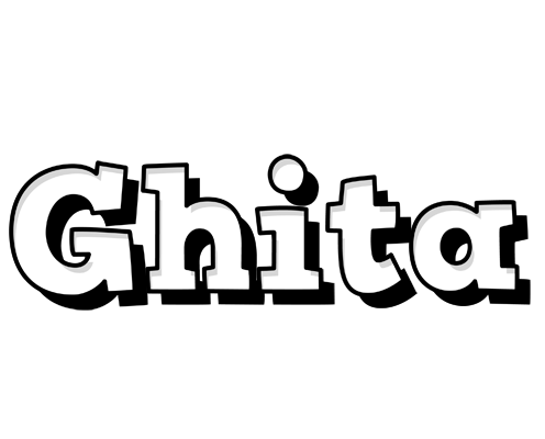 Ghita snowing logo