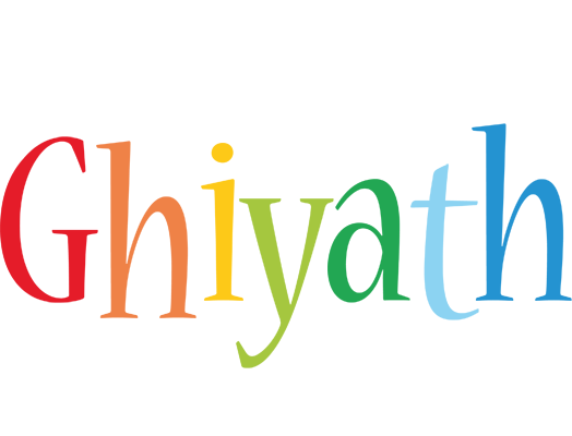 Ghiyath birthday logo