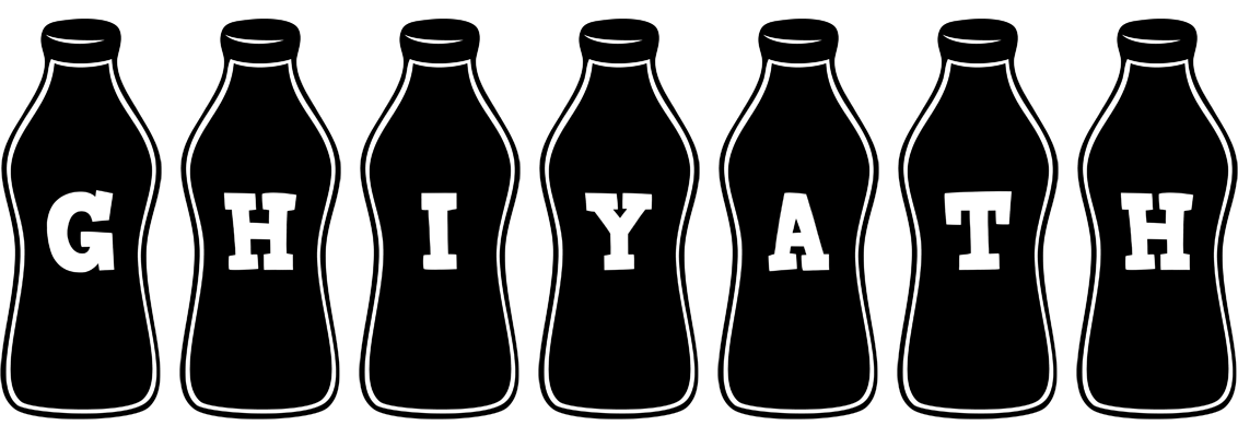 Ghiyath bottle logo