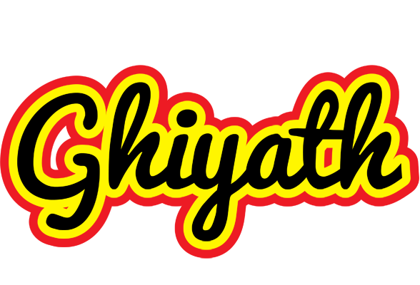 Ghiyath flaming logo