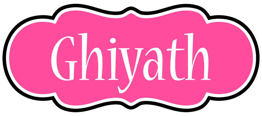 Ghiyath invitation logo