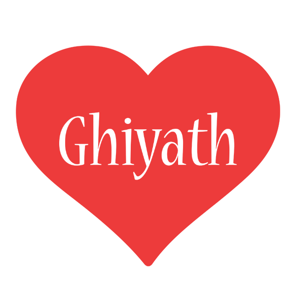 Ghiyath love logo