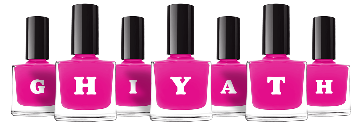 Ghiyath nails logo