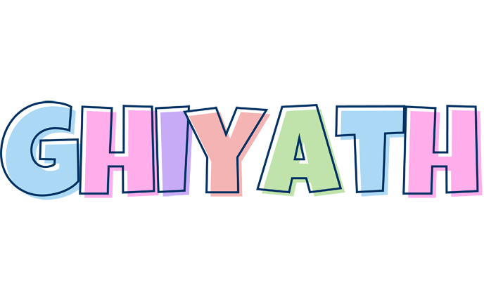 Ghiyath pastel logo