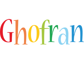 Ghofran birthday logo