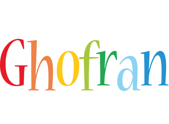 Ghofran birthday logo