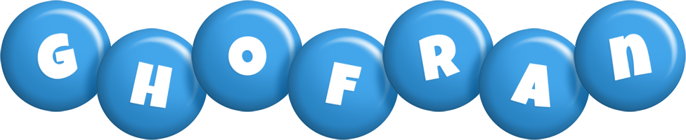 Ghofran candy-blue logo