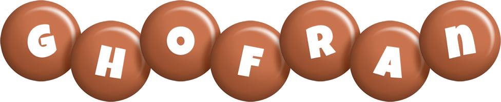 Ghofran candy-brown logo