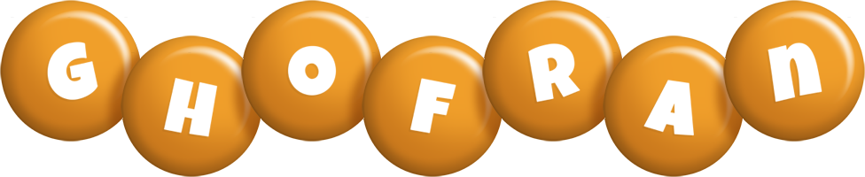 Ghofran candy-orange logo