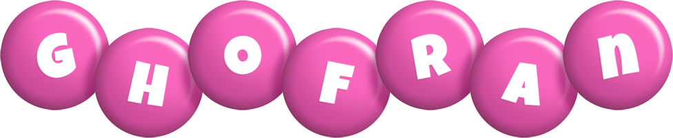Ghofran candy-pink logo