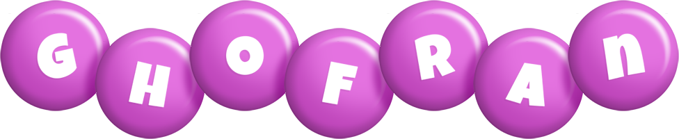 Ghofran candy-purple logo