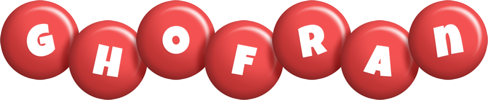 Ghofran candy-red logo