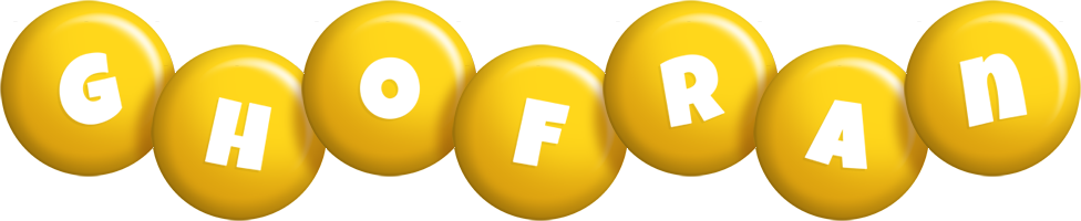 Ghofran candy-yellow logo